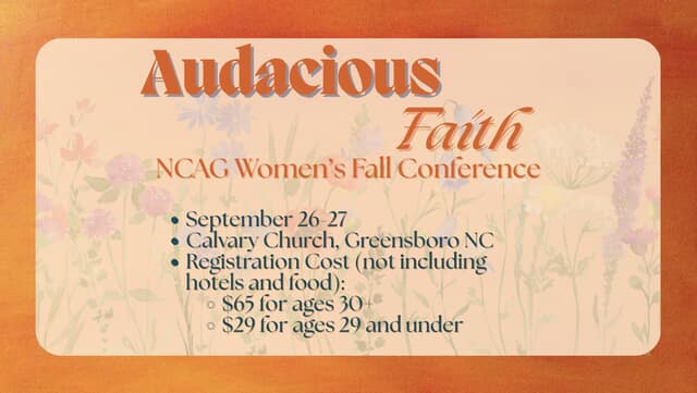 Audacious Faith Conference